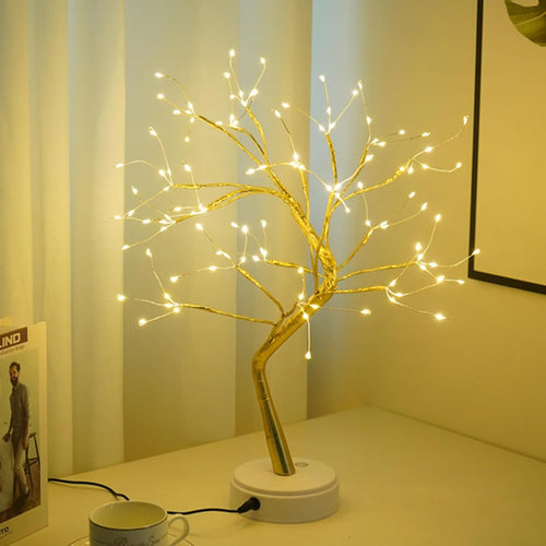 Cozy Glow LED Tree Lamp