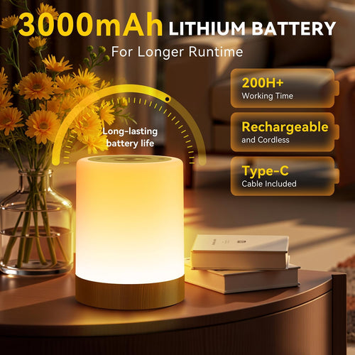 Colorful Touch Night Lamp