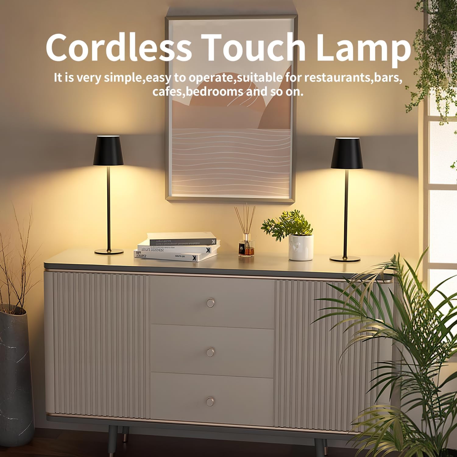 Elegant Rechargeable LED Table Lamps