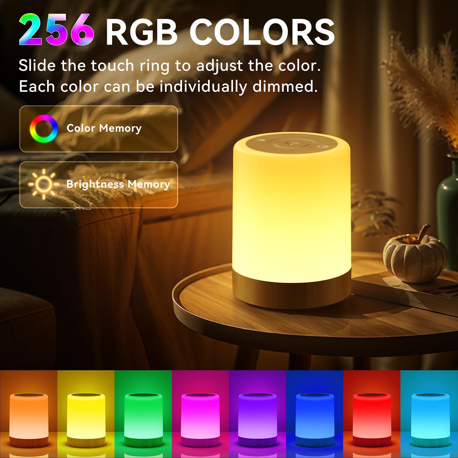 Colorful Touch Night Lamp