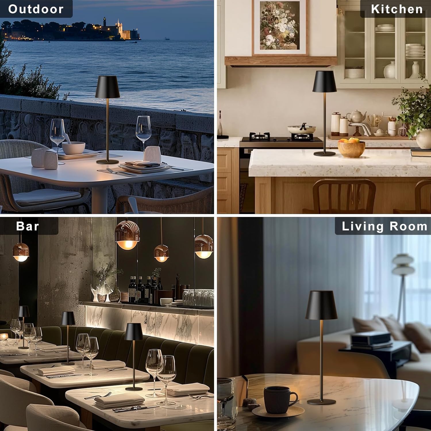Elegant Rechargeable LED Table Lamps
